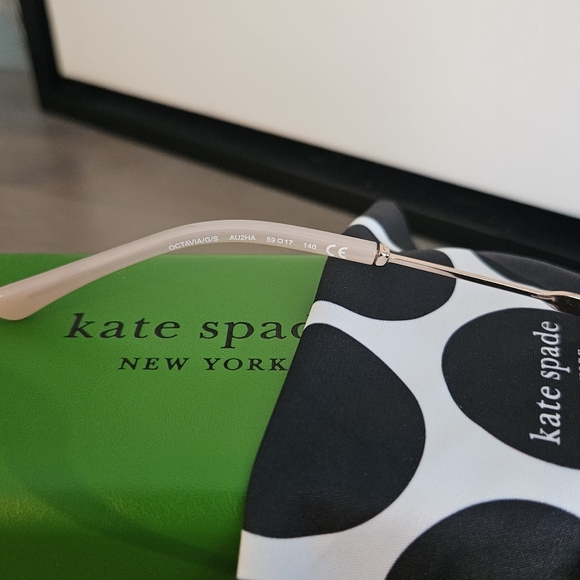 Kate Spade Light Pink / Rose Gold Sunglasses - Picture 4 of 8